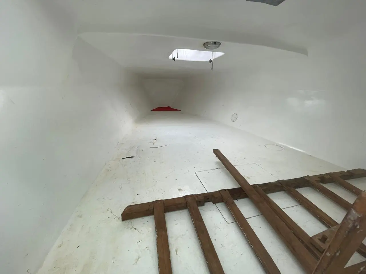 Covered interior storage area