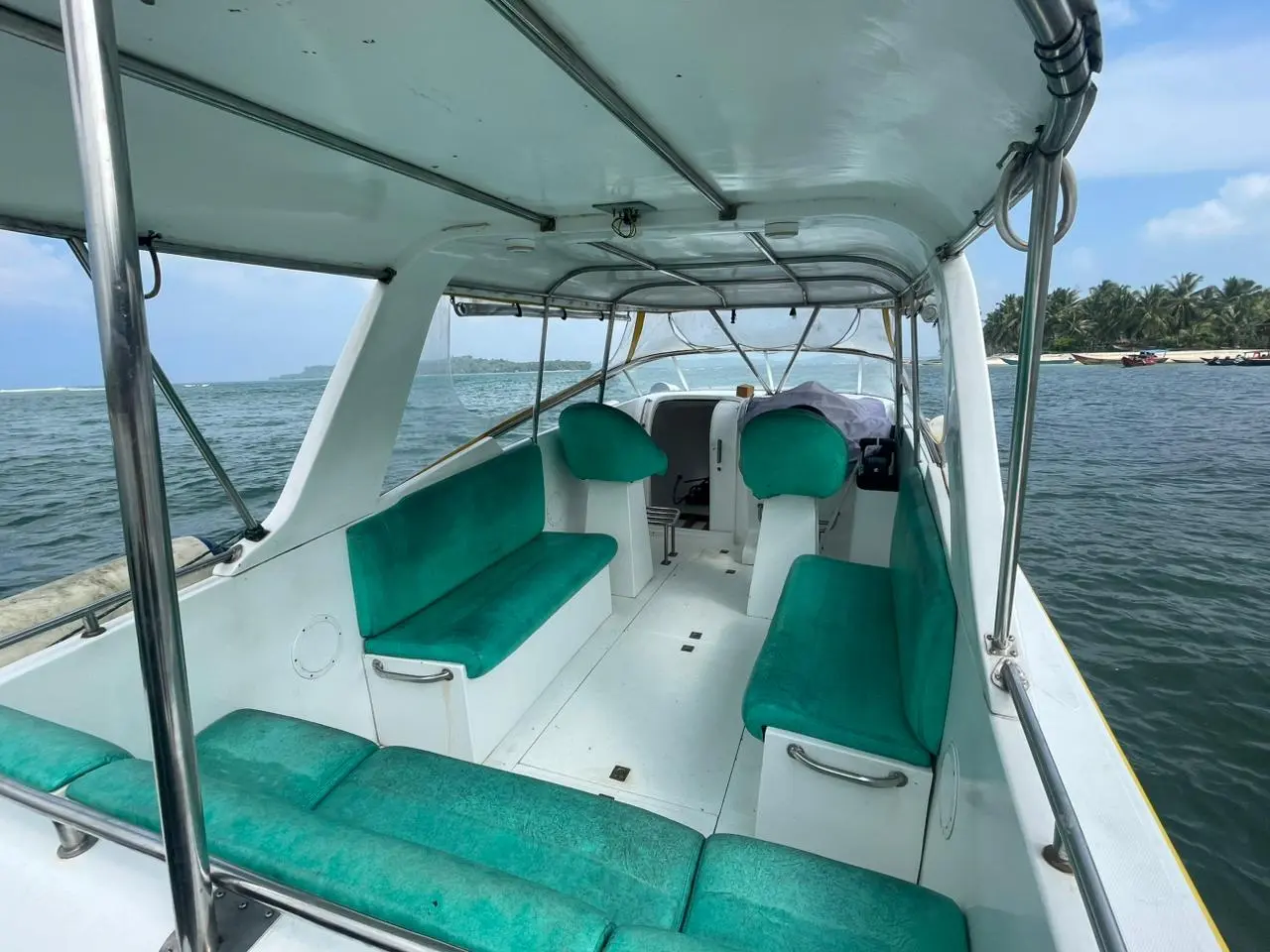 Covered passenger seating